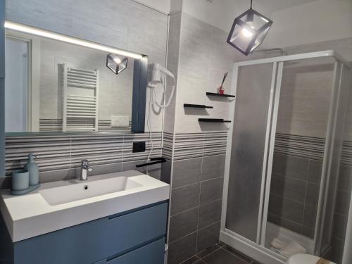 Koupelna v ubytování Asso Residence Ospedale
