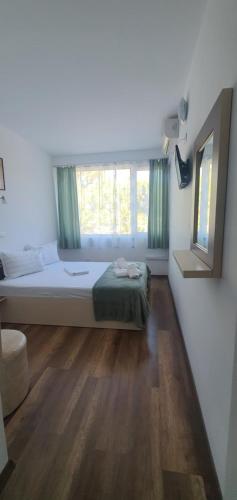 Postel nebo postele na pokoji v ubytování Hotel Pescarus