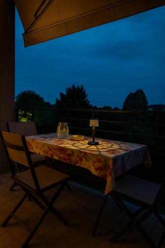 Μπαλκόνι ή βεράντα στο Oasi di Luce a 10 min dalle Colline del Prosecco