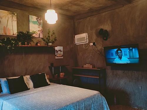 TV a/nebo společenská místnost v ubytování SUMMER STAY A Starlink