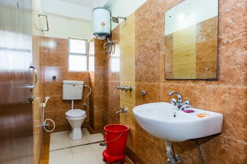 Koupelna v ubytování HOTEL NILADRII GALAXY