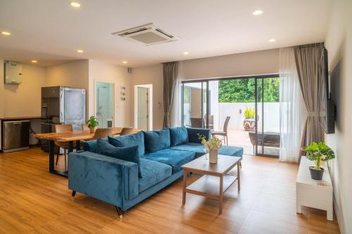 Χώρος καθιστικού στο Villa Yang 2br Cosy Oasis With A Private Pool