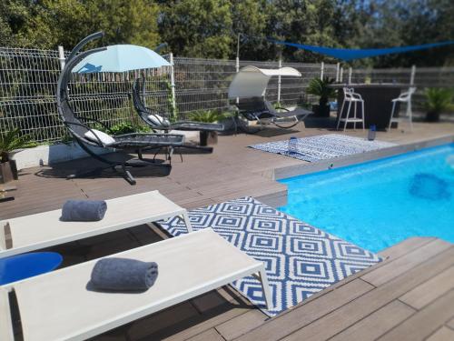 Πισίνα στο ή κοντά στο Spa Ibiza Dosrius
