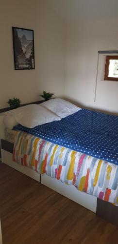 Postel nebo postele na pokoji v ubytování Gîte campagnard