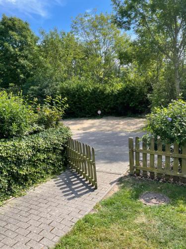 Taman di luar Ferienwohnung Sternenhimmel