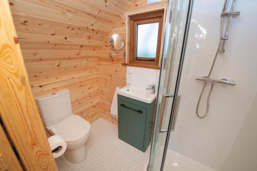 Bilik mandi di Scandi Glamping Pod - Presence
