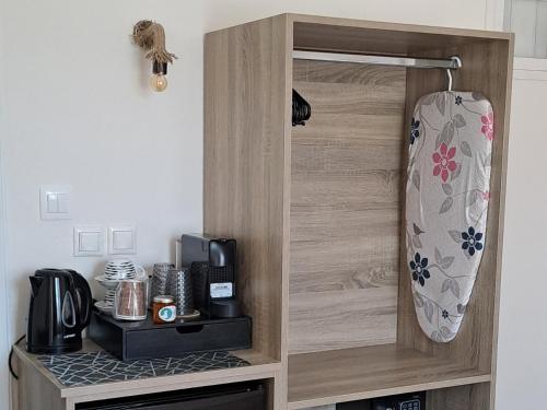 Dapur atau dapur kecil di Pension Hara