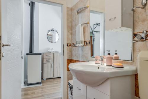 Koupelna v ubytování Apartments Jadranka