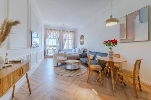 Posezení v ubytování View-Apartments Stary Rynek 75