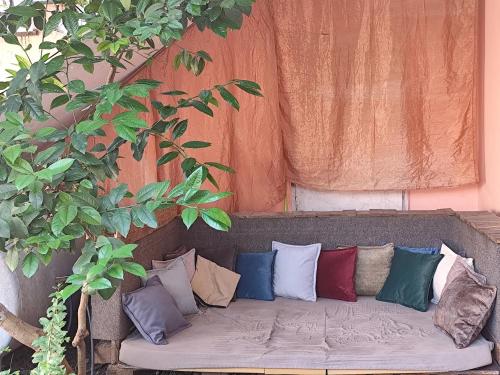 Posezení v ubytování Hostel Albania Villa