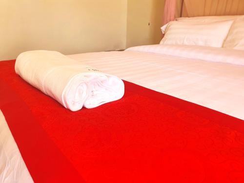 Postel nebo postele na pokoji v ubytování Diplomat Hotel Juba