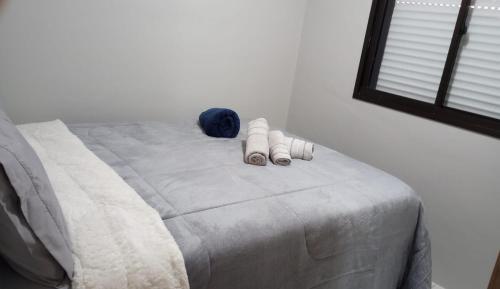 Letto o letti in una camera di Apartamento Novo, Lindo e Confortável prox Centro