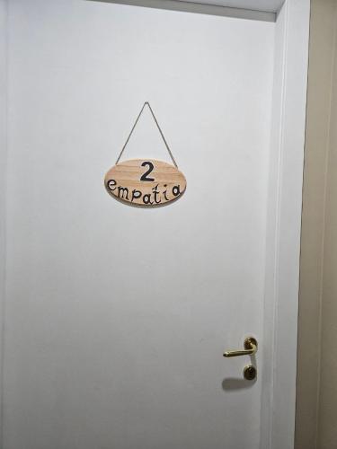 a door with a sign that reads my portfolio at Country house "L'isola che non c'è" in Ancona