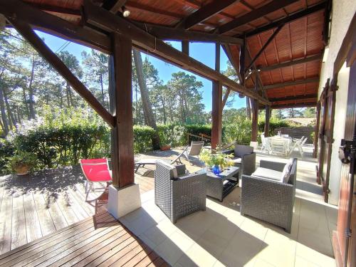 Villa landaise lumineuse avec jardin, proche plages et commerces à Piraillan - FR-1-736-52