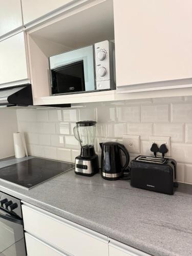 Dapur atau dapur kecil di Studio Wild Olive