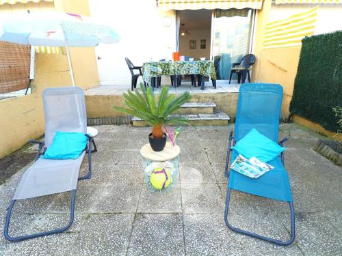 Charmant T2 avec terrasse, proche mer et commerces, classé 2 étoiles - FR-1-307-253