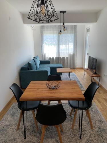New apartment with parking garage