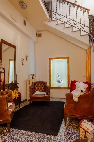Χώρος καθιστικού στο B&B La Casa di Fano
