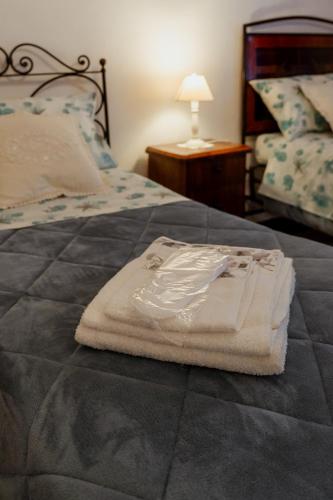 Ένα ή περισσότερα κρεβάτια σε δωμάτιο στο B&B La Casa di Fano