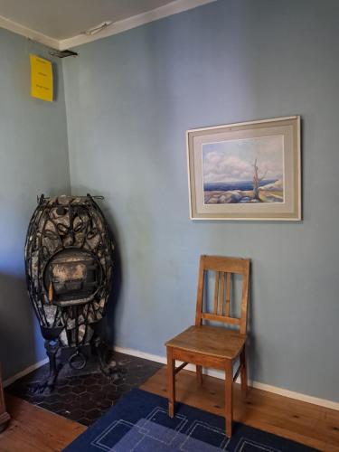 Χώρος καθιστικού στο Ugglebo, stuga, mökki, cottage