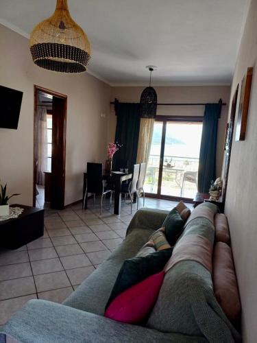 Χώρος καθιστικού στο Eleana apartments and studios