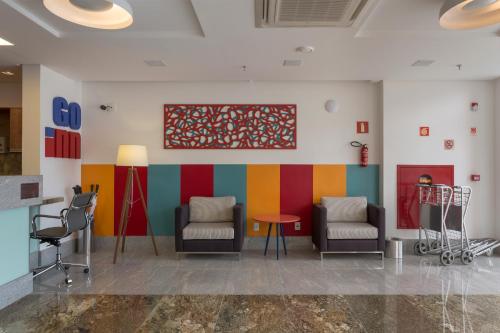 Zona de estar de Go Inn Vitória