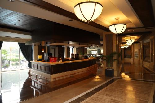 Lounge nebo bar v ubytování Meder Resort Hotel - Ultra All Inclusive