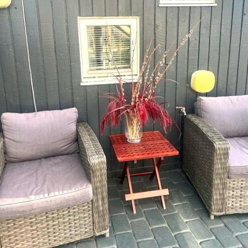 Χώρος καθιστικού στο FF1002 Sommerhus tæt på Blåvand