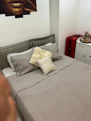 Ένα ή περισσότερα κρεβάτια σε δωμάτιο στο New central nice sea down town