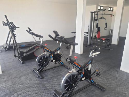 Fitness centrum a/nebo fitness zařízení v ubytování Mazatlán Vacation Apartment Marina Cerritos Condominios