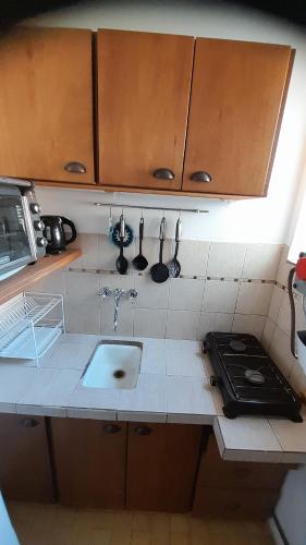 Η κουζίνα ή μικρή κουζίνα στο Departamento Fran