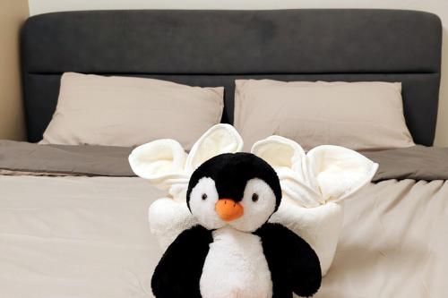 Postel nebo postele na pokoji v ubytování 暖居422 Warmstay 422