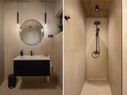 Ванная комната в NOVO - Villa Vita s velikim bazenom