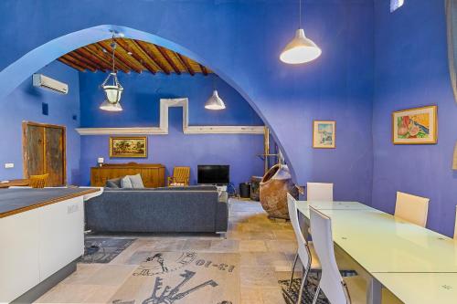 Гостиная зона в Blue Oak House