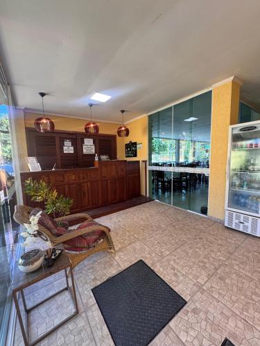 Una cocina o cocineta en Pousada Cabeça do Indio - Trindade
