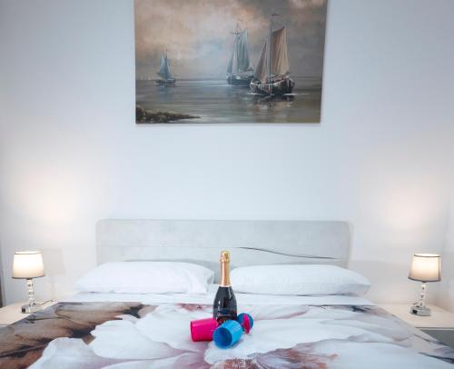 Cama o camas de una habitación en La Casetta di Leo - Favignana