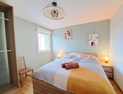 Ένα ή περισσότερα κρεβάτια σε δωμάτιο στο Parc Saint Andrew