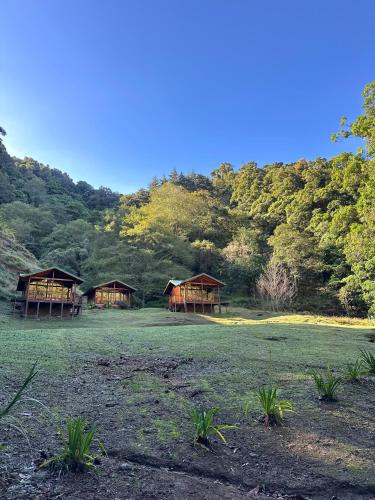 Paisaje cerca de este chalet de montaña