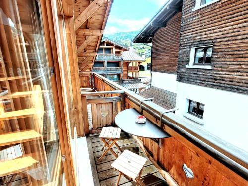 Chalet cosy au centre des Gets, 4-5 pers, balcon, garage