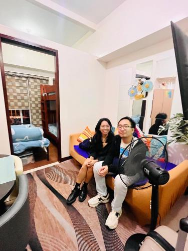 Zona de estar de JAZZCOZY Condo Unit na SWAK SA BUDGET