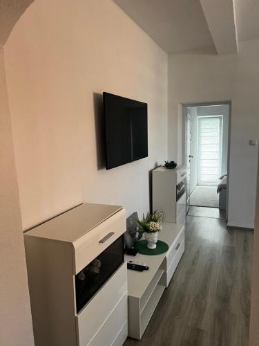 Kuchyň nebo kuchyňský kout v ubytování Apartmani Una Lux2