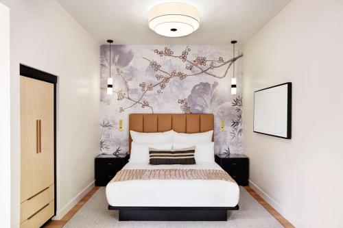 Letto o letti in una camera di Gaige House