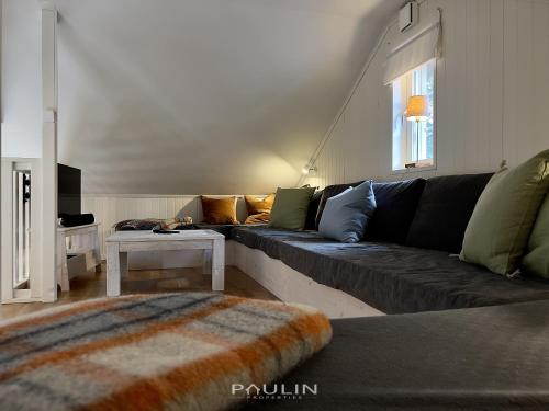 Χώρος καθιστικού στο Lindvallen Ski Resort - Sauna - 4 Guests - Pet Friendly