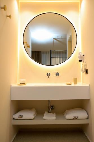 Koupelna v ubytování Olympia Hotel Vlore