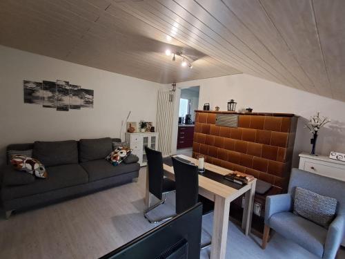 Χώρος καθιστικού στο Ferienwohnung auf dem Bückle