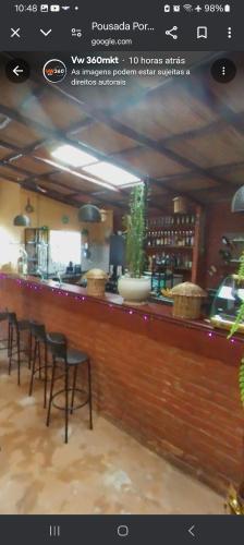 Lounge atau bar di Pousada Portela