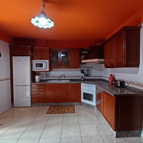 Kuchyň nebo kuchyňský kout v ubytování Casa Grande