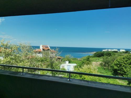 a view of the ocean from the balcony of a house at Appart complex - Egrek 4 in Lozenets