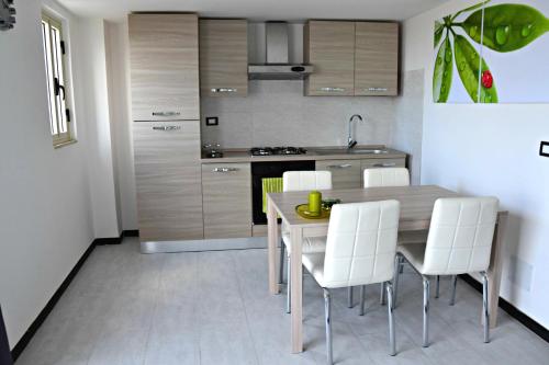 Naxos Apartmentsにあるキッチンまたは簡易キッチン