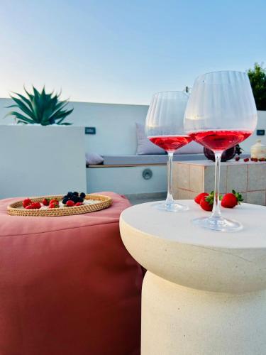 Nápoje v ubytování LUZ BLANCA Rooftop seaview villa